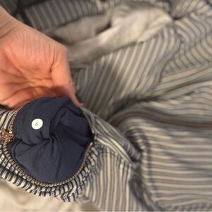 lululemon athletica Striped Jacket - Navy and White